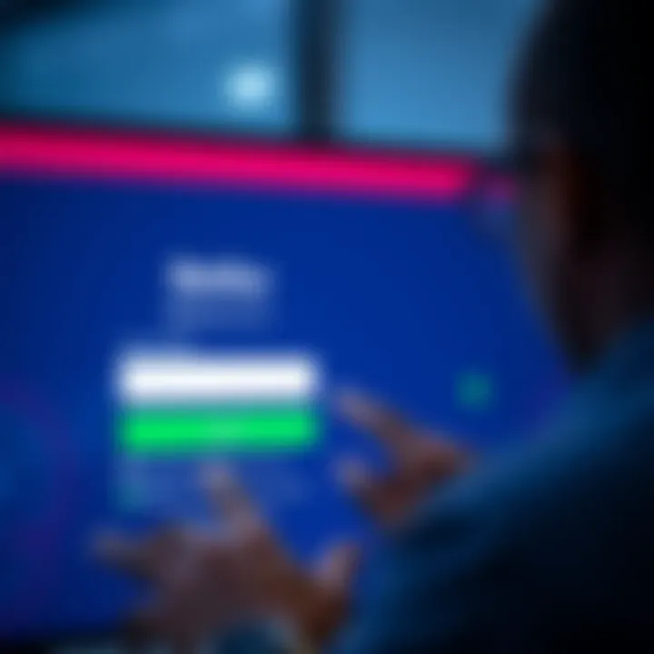 User entering login credentials on Betika platform interface