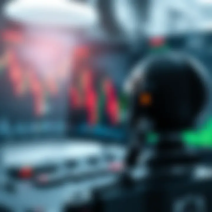 Trading Charts and Automated Bot Signals in Binary Options Visual representation of trading charts and automated bot signals reflecting market analysis