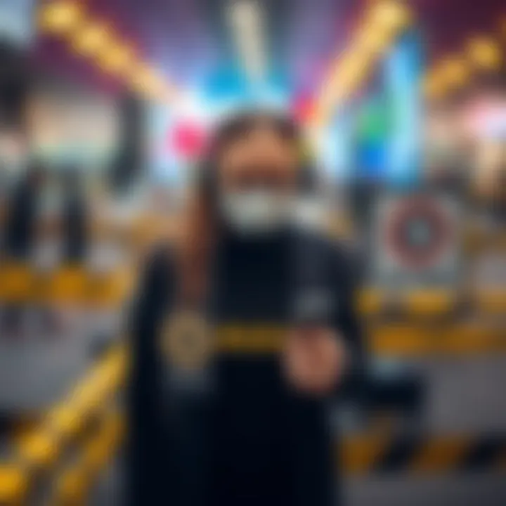 Visual representation of security features and troubleshooting tips for BitOption AI login