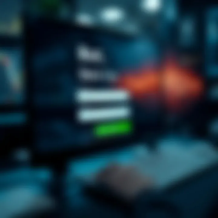 Login screen interface of bot.deriv.com showing user credentials input fields