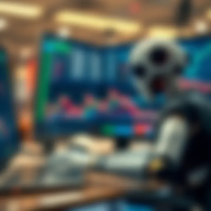 Conceptual visualization of advantages and risks in bot trading