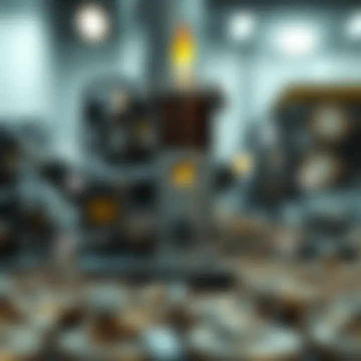 Diagram illustrating the features and functionalities of the Candle Mine Bot in automated mining operations