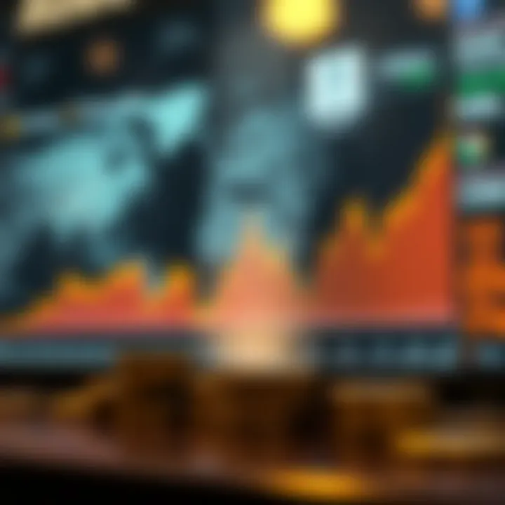 Chart illustrating central bank policy impacts on AUD/USD exchange rate alongside global market trends