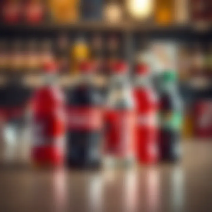 Comparison of beverage products from Coca-Cola and its main competitors in global market