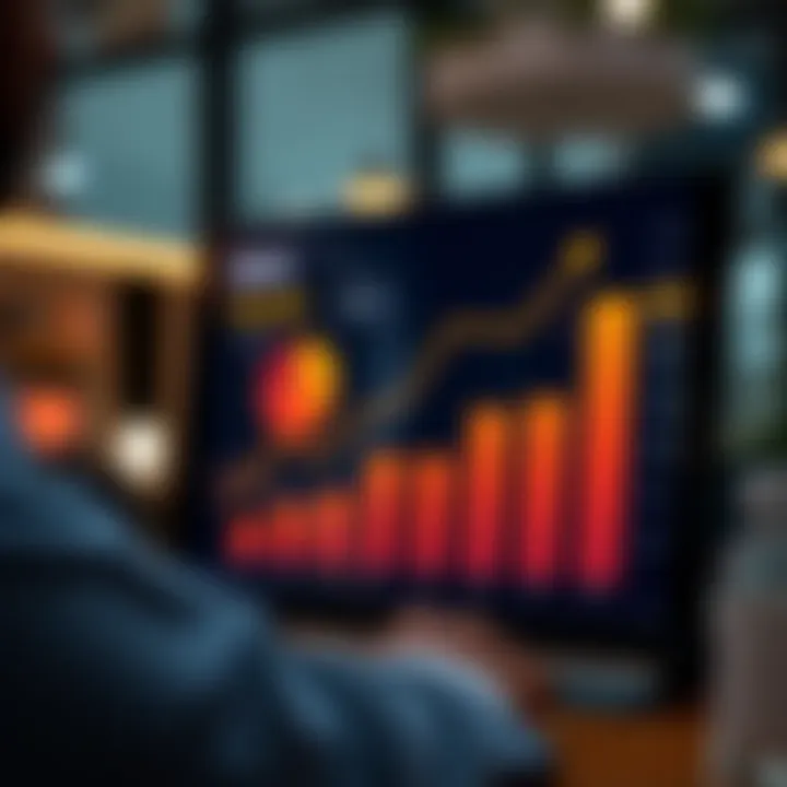 Optimizing Earnings with Deriv Affiliate Marketing Strategies Graph showing growth in affiliate earnings through strategic marketing and tracking with Deriv