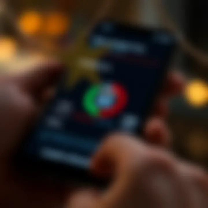 Smartphone showing installation progress of Deriv Analysis Tool APK with security verification icons