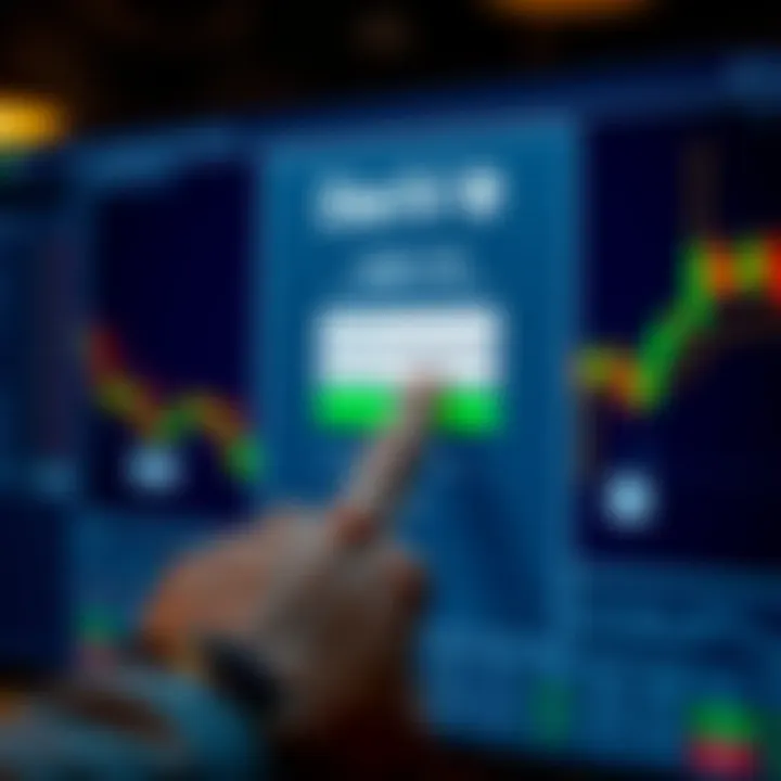 User entering login credentials on Deriv trading platform interface