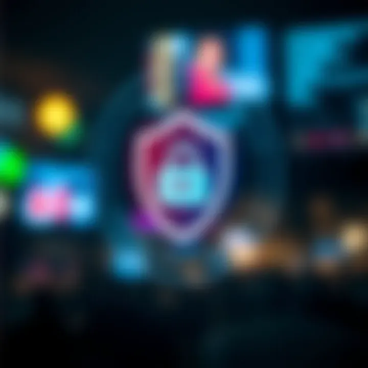 Security shield icon symbolizing safe login practices for Deriv accounts