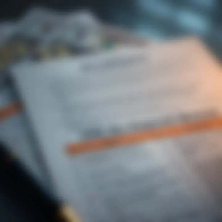 Illustration of a financial contract and checklist highlighting important terms and risks related to FBS no deposit bonus