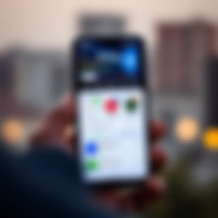 User interface showcasing Deriv app features on a smartphone screen