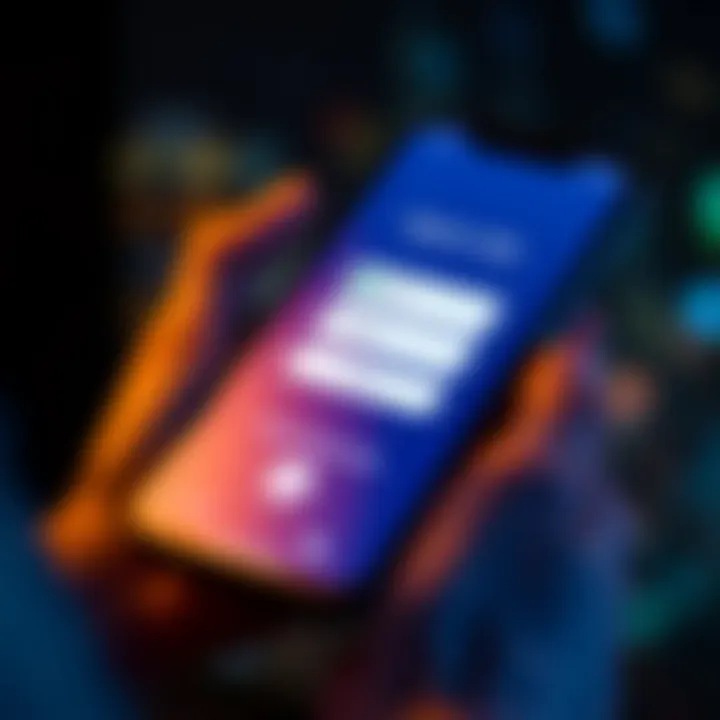 User interface showcasing the Deriv Go login screen on a mobile phone