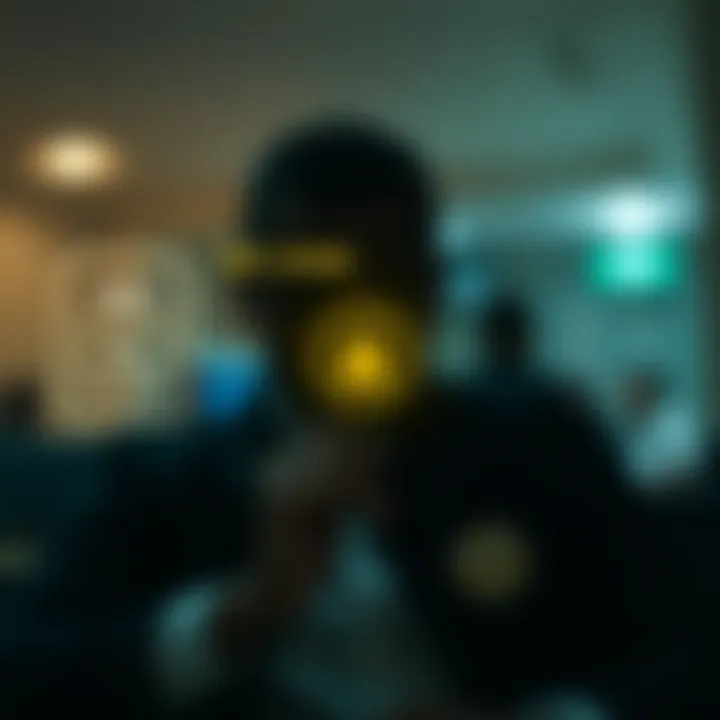 Illustration of secure account verification with ID and phone validation symbols