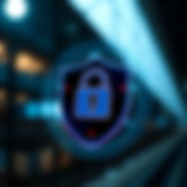 Security shield icon emphasizing account protection features within the Deriv app