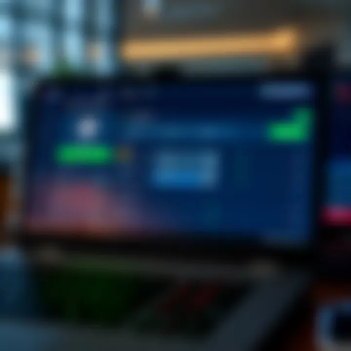User profile dashboard showing account management options on IQ Option platform