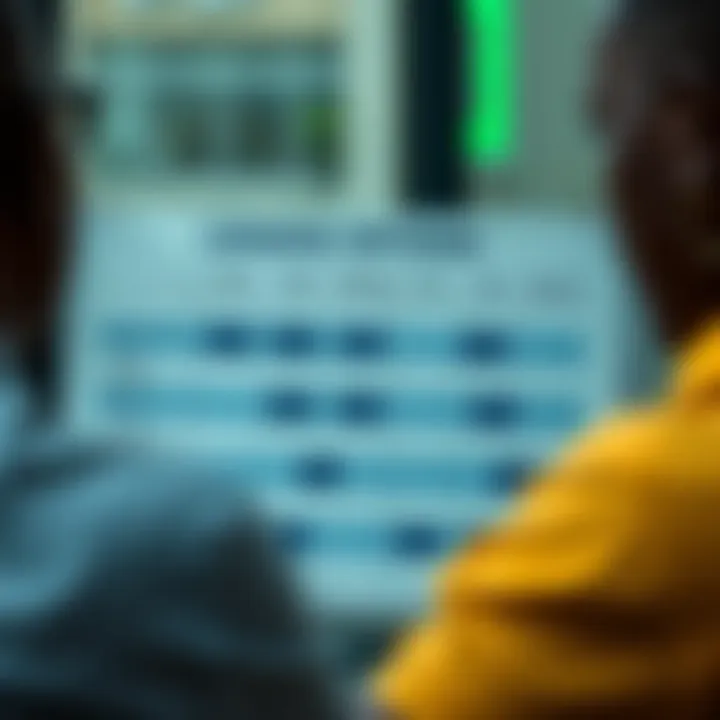 Comparison chart showing various lending options available in Kenya