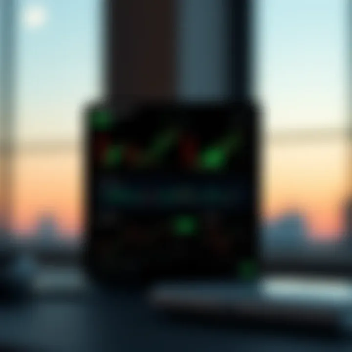 Graphical representation of risk management tools and technical indicators available on MetaTrader 5 for Deriv trading