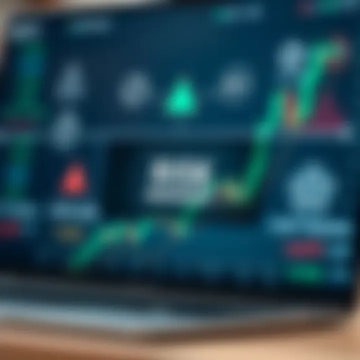 Conceptual graphic representing risk management tools such as stop-loss indicators and strategic planning icons for trading