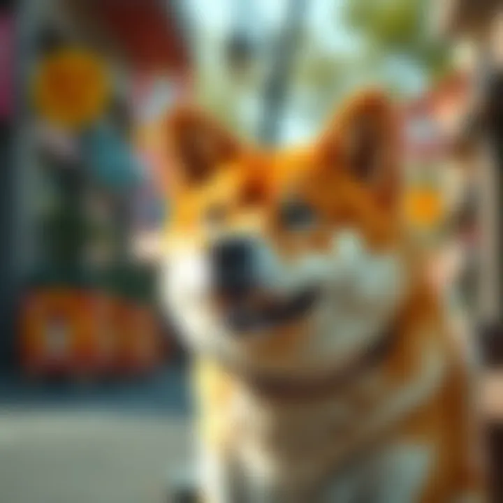 Visual representation of global factors influencing Shiba Inu market value