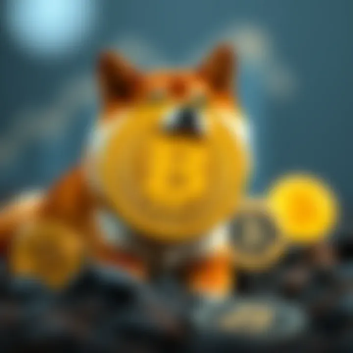 Visual comparison of Shiba Inu token supply against other major cryptocurrencies