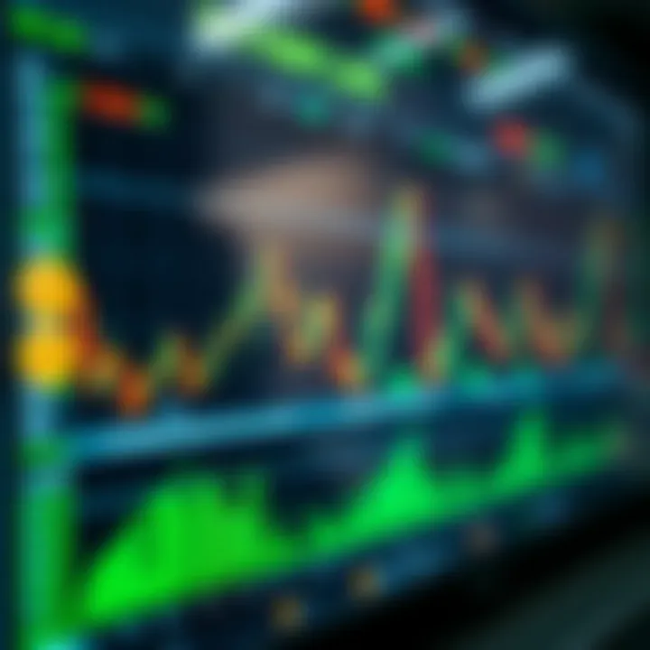 Cryptocurrency Trading Platforms in the Kenyan Market Digital interface displaying various cryptocurrency coins and trading charts