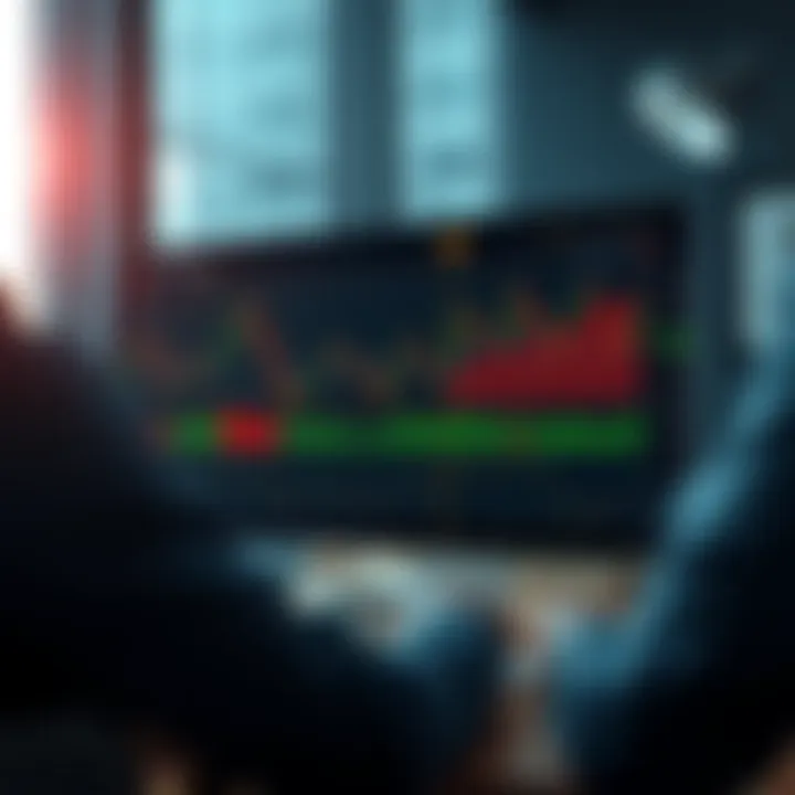 Diagram showing advanced charting tools and strategies on TradingView connected to Deriv for optimized trading decisions