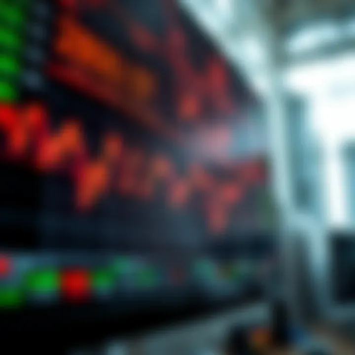 Graph showing fluctuating stock market trends during the Asian trading session in Kenyan local time