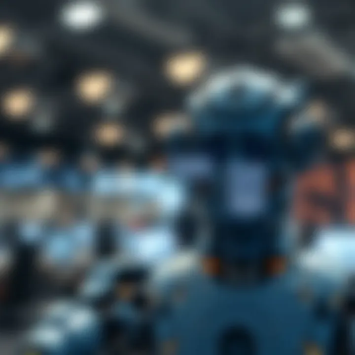 Diagram illustrating the operational framework of a binary trading bot with algorithmic decision-making