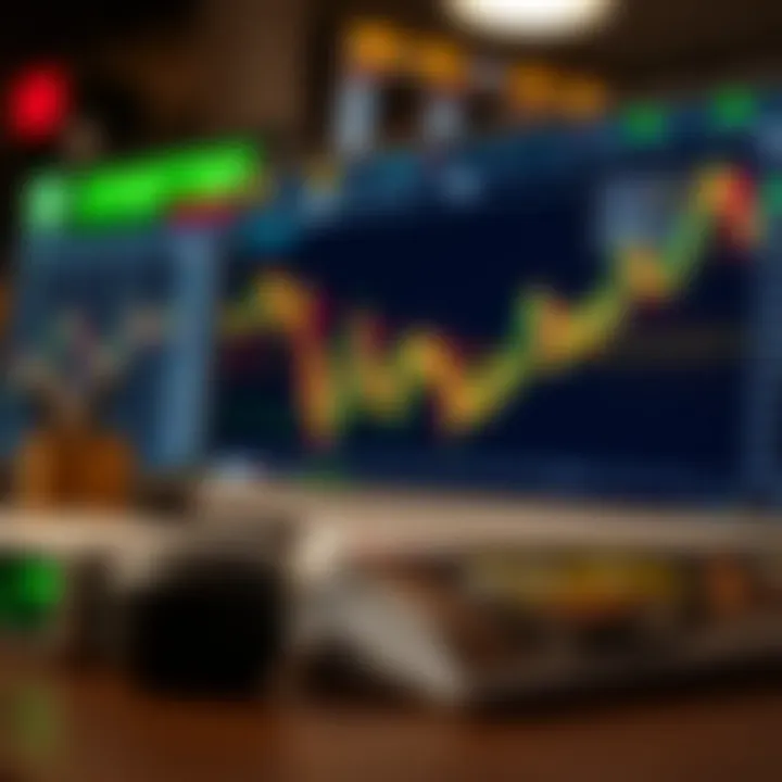 Graphic illustrating risk management and trading strategies in binary options