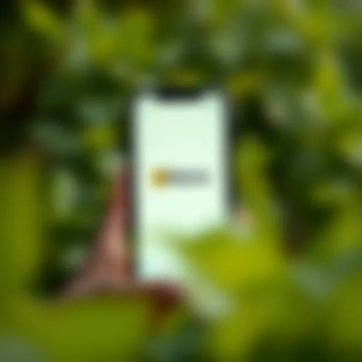 Mobile phone displaying D Mpesa app interface for money transfer