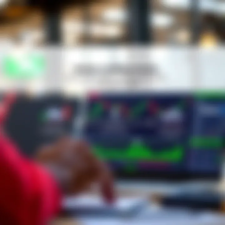 Diagram illustrating the concept of a demo trading account with virtual funds and simulated market scenarios