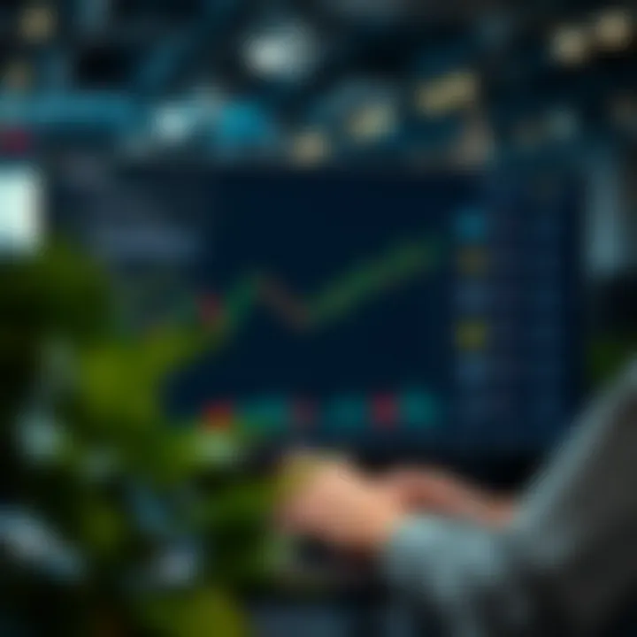 Diagram showing the Deriv trading bot interface with key features highlighted