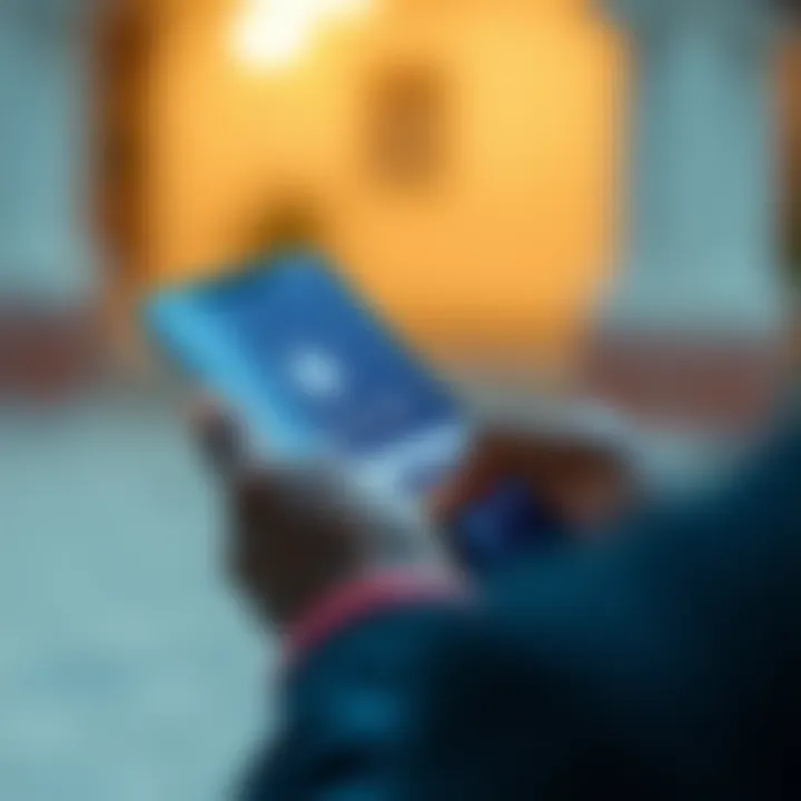 User accessing Deriv X trading platform login screen on a smartphone in Kenya