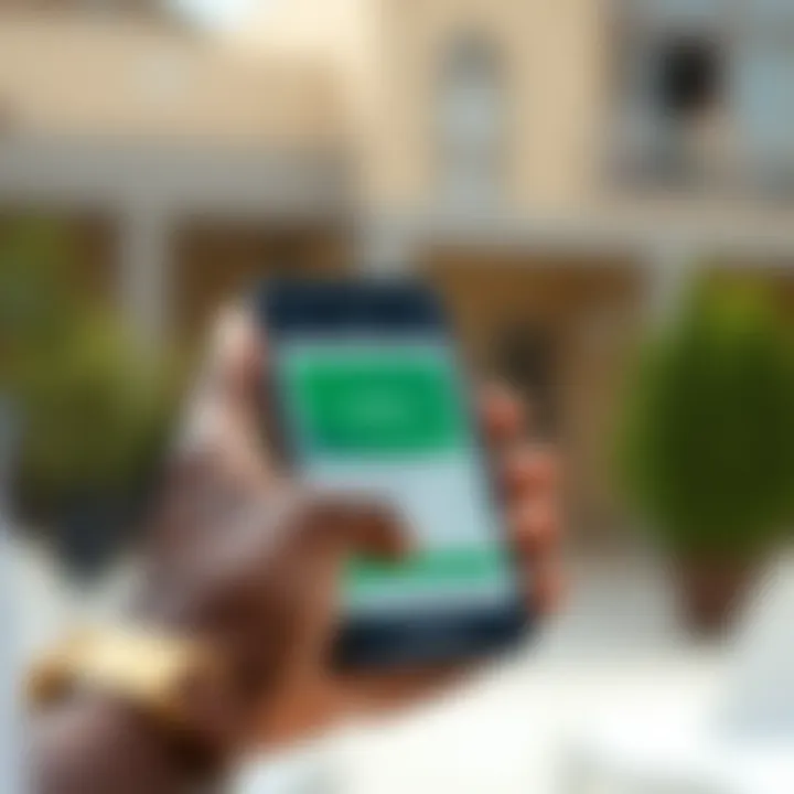 Using M-Pesa for Convenient Funding of Maven Trading Accounts Mobile phone with M-Pesa app open for seamless account funding in Kenya