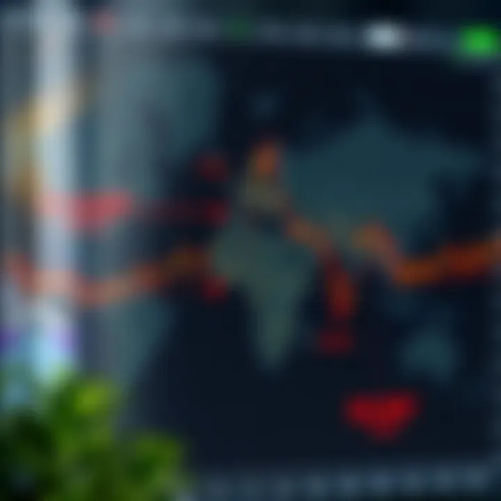 New York Forex Session and Global Market Overlaps World map highlighting the New York forex trading session timeframe with overlapping major global market sessions