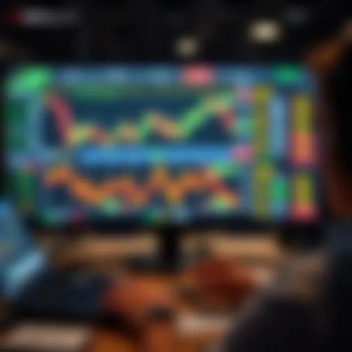 Visual representation of key benefits and risks of using trading bots for market analysis