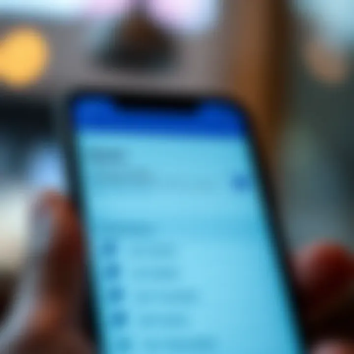 Mobile phone screen showing the PayPal app interface with transaction options