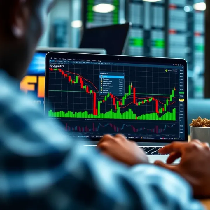 Customized TradingView chart settings tailored for Kenyan traders on Deriv platform