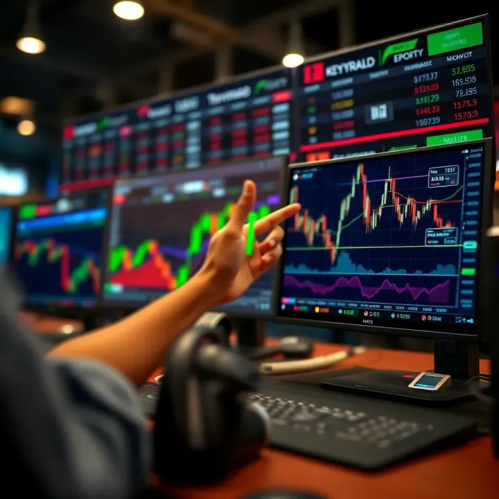 Illustration of risk management and strategy concepts for Deriv trading in Kenya