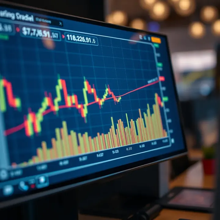 Graph illustrating the relationship between free margin and risk management in forex