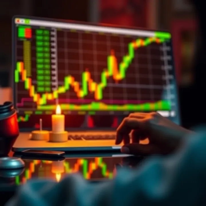 Conceptual graphic showing risk management strategies for online trading in Kenya