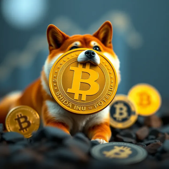 Visual comparison of Shiba Inu token supply against other major cryptocurrencies