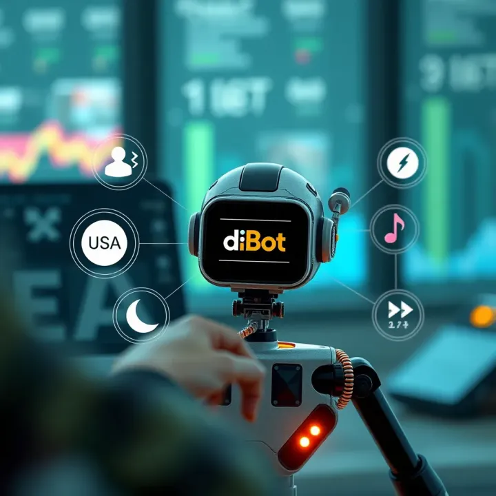 dBot Integration Across Platforms Visual representation showing dBot integrated with multiple digital platforms