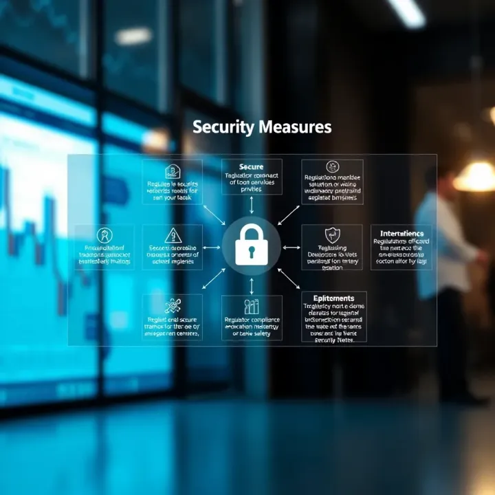 Diagram illustrating regulatory compliance and secure transaction methods used by Deriv.com