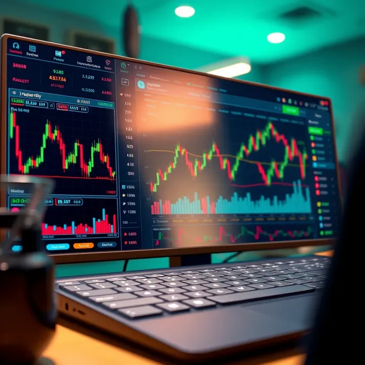 User-friendly trading platform interface displaying various financial instruments and market charts
