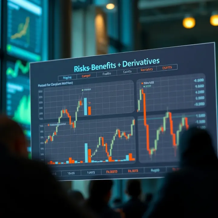 Risks and Benefits of Derivatives for Kenyan Investors Conceptual chart showing risks and benefits of derivatives for Kenyan investors