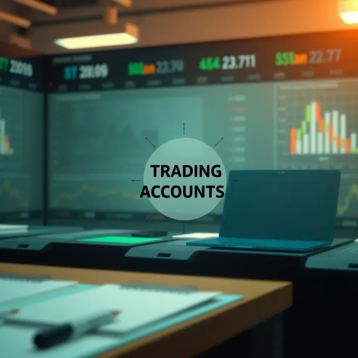 Diagram showing different types of trading accounts available in Kenya