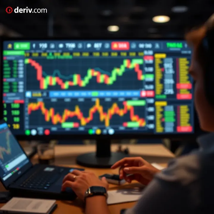 Visual representation of key benefits and risks of using trading bots for market analysis