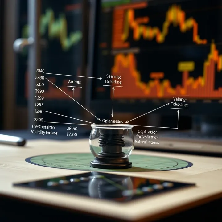 Diagram illustrating components and calculation of volatility indices